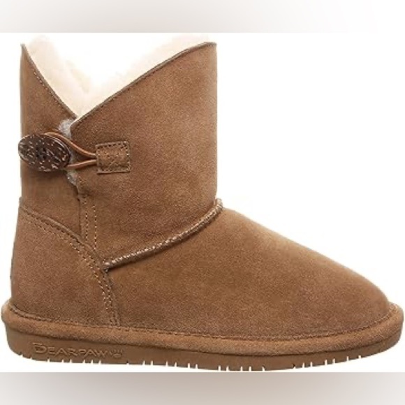BearPaw Rosie Women’s Boots Size 6 Hickory Brown Tan Snow Shoes Ankle Booties - Picture 1 of 8